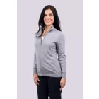 Legend női kardigán Fine Gauge Cotton 290 melírozott szürke