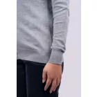 Legend női kardigán Fine Gauge Cotton 290 melírozott szürke