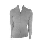 Legend női kardigán Fine Gauge Cotton 290 melírozott szürke