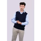 Legend kötött mellény Cotton V-Neck 290 tengerkék