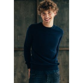 Legend kötött pulóver Cotton tengerkék