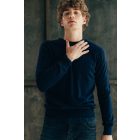 Legend kötött pulóver Cotton tengerkék