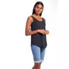 Mantis női trikó Loose Fit 125 fekete