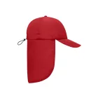 Myrtle Beach baseball sapka Neck Protection 6P piros
