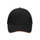 Myrtle Beach baseball sapka Sandwich 5P fekete-narancs