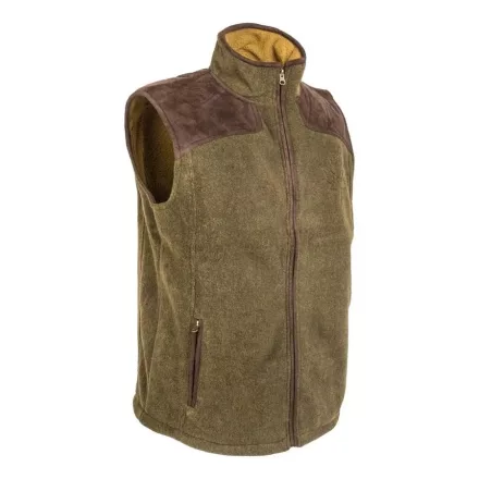 M-Tramp polár mellény Supersoft khaki-barna