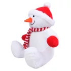 Mumbles plüss hóember Zippie SnowMan fehér-piros