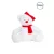 Mumbles plüss mackó Zippie Christmas Bear fehér-piros