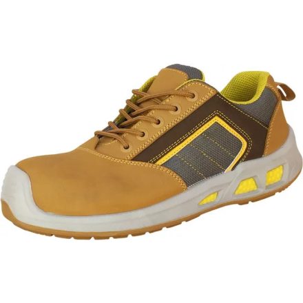 5863 munkavédelmi cipő S3 bézs-sárga