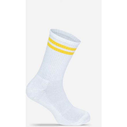 Mr. Socks zokni Tennis Basic fehér-sárga