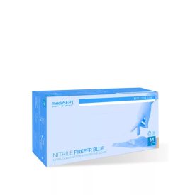   Medasept púdermentes nitril kesztyű Prefer kék 100 db/csomag