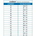 Codeor munkavédelmi pincér cipő Mycodeor Lace Up OB fehér
