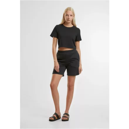 NMS női haspóló Cropped Tee 180 fekete
