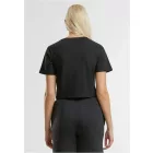 NMS női haspóló Cropped Tee 180 fekete