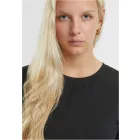 NMS női haspóló Cropped Tee 180 fekete