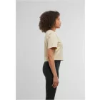 NMS női haspóló Cropped Tee 180 homok