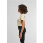 NMS női haspóló Cropped Tee 180 homok