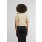 NMS női haspóló Cropped Tee 180 homok