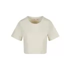 NMS női haspóló Cropped Tee 180 homok