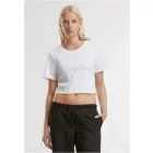 NMS női haspóló Cropped Tee 180 fehér
