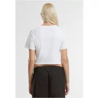 NMS női haspóló Cropped Tee 180 fehér