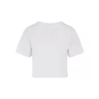 NMS női haspóló Cropped Tee 180 fehér