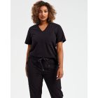 Onna női műtős felső Limitless Strech fekete