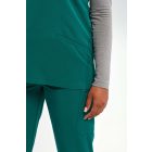 Onna női műtős felső Invincible Strech zöld