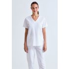 Onna női műtős felső Invincible Strech fehér