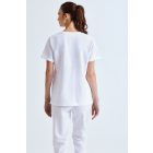 Onna női műtős felső Invincible Strech fehér