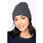 Native Spirit sapka Unisex Merino melírozott sötétszürke