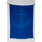 Olima strandtörölköző Anchor Jacquard 380 királykék