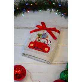 Olima törölköző Cristmas Shopping 530 homok