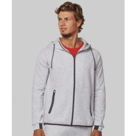   Kariban pulóver Performance Hoodie 310 melírozott hamuszürke