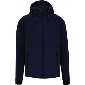   Kariban pulóver Performance Hoodie 310 melírozott tengerkék