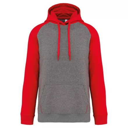 ProAct pulóver Two-Tone 300 melírozott szürke-piros