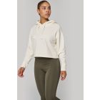 ProAct női pulóver Cropped Hooded 270 kókusztej