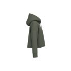 ProAct női pulóver Cropped Hooded 270 khaki