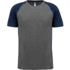 ProAct póló Triblend Sport 130 melírozott szürke-melírozott tengerkék