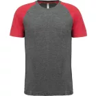 ProAct póló Triblend Sport 130 melírozott szürke-melírozott piros