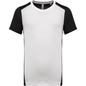 ProAct póló Contrast 130 fehér-fekete