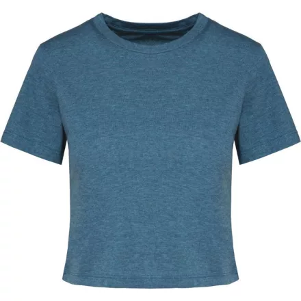 ProAct női haspóló Crop Top 130 melírozott kék