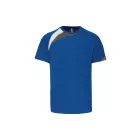 ProAct póló PA436 140 királykék-fehér-viharszürke