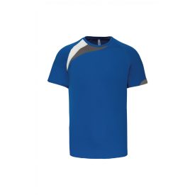 ProAct póló PA436 140 királykék-fehér-viharszürke