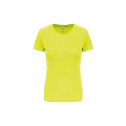 Kariban női póló Sport 140 fluo sárga