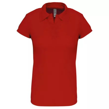ProAct női galléros póló Cool Plus 145 piros