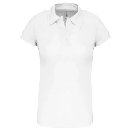 ProAct női galléros póló Cool Plus 145 fehér