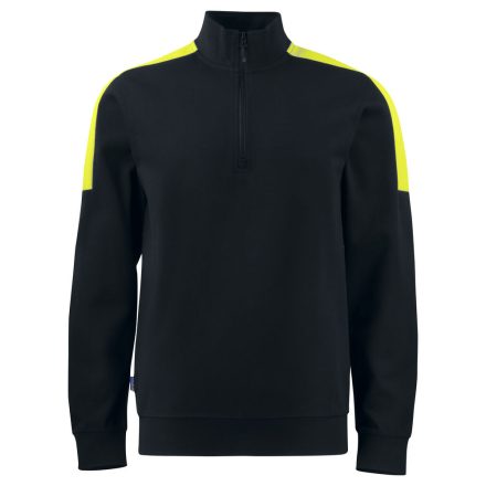 ProJob pulóver 1/2 Zip 320 fekete-sárga