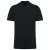 Kariban galléros póló Supima Pique 230 fekete