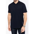 Kariban galléros póló Supima Pique 230 fekete